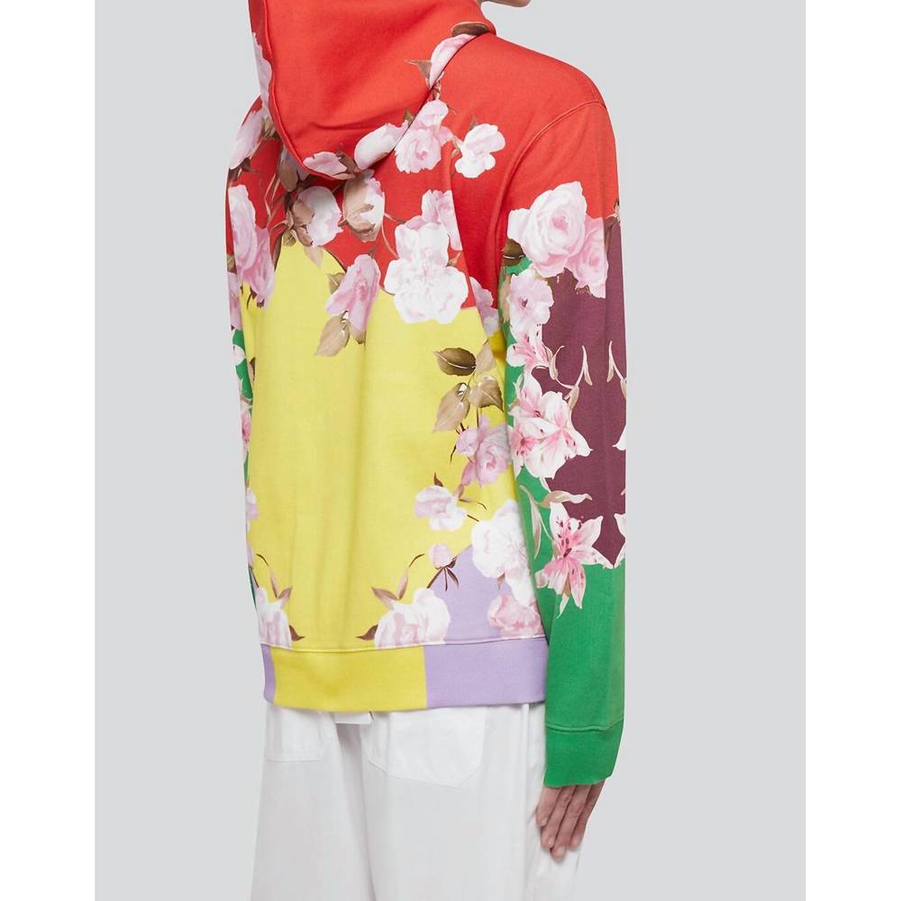 NEW VALENTINO flying flowers hoodie in multi - Picture 3 of 4